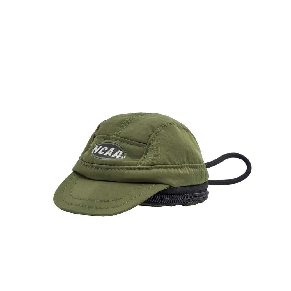NCAA 隨身小袋 軍綠 五分割帽 造型 小零錢包 7455178072