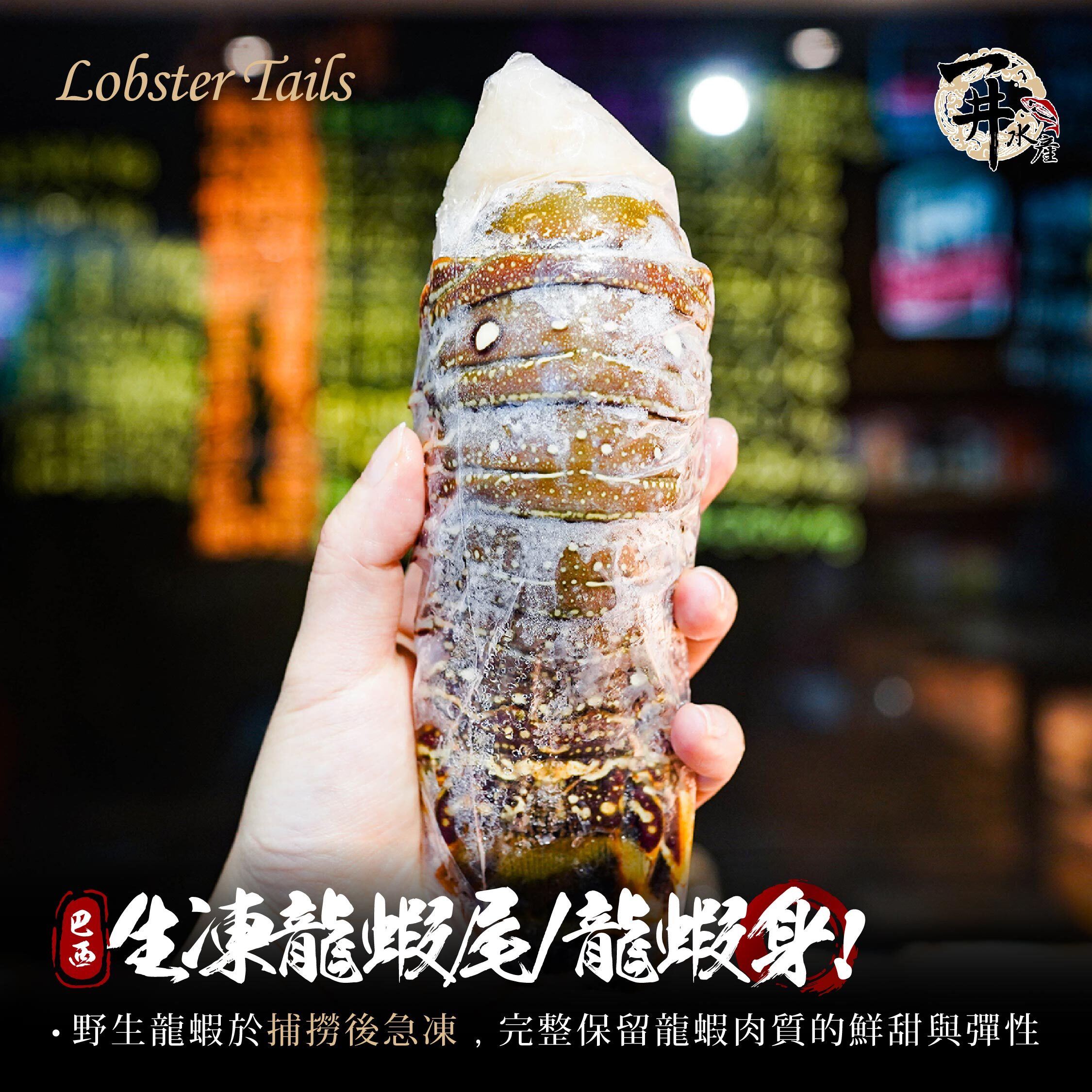 生凍 野生龍蝦尾 龍蝦身｜燒烤焗烤首選