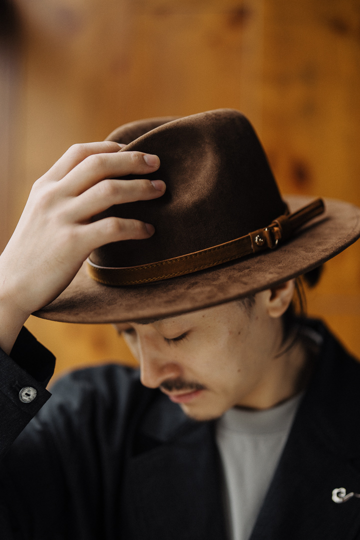 Drunken Dream Fedora Hat｜Hojicha｜Hong Kong Original Design