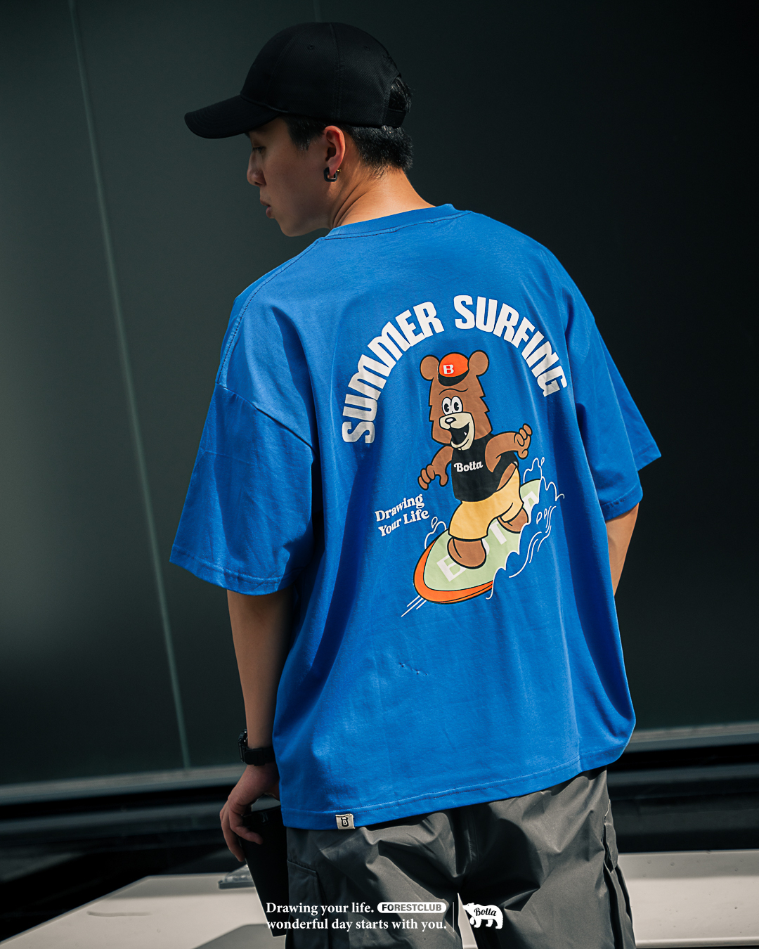 #現貨 BOTTA Sorona 涼感抗菌 速乾 衝浪板熊熊短踢 三色 22326