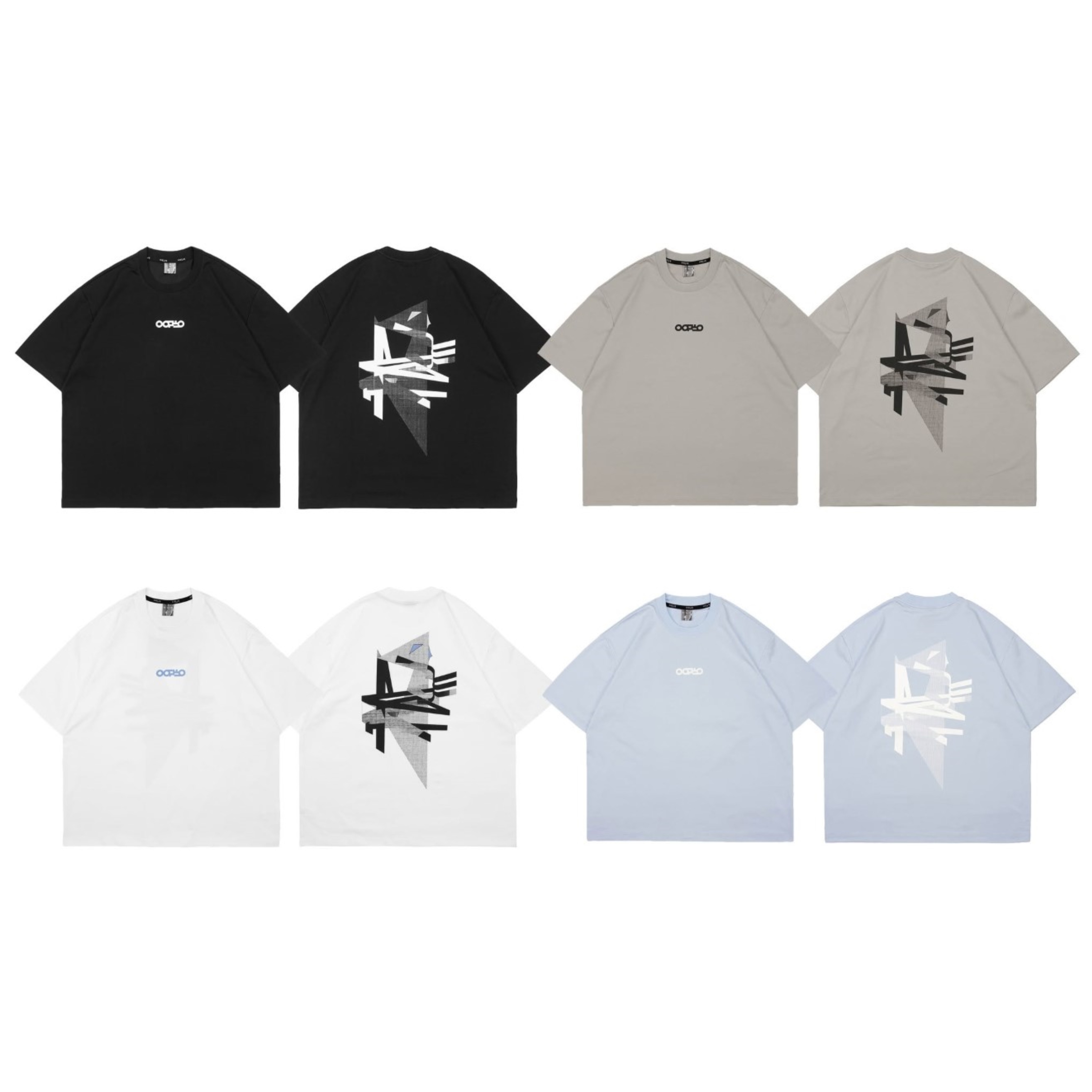 2026SS oqLiq Fold Citadel Tee 幾何 短T 現貨 26ST08