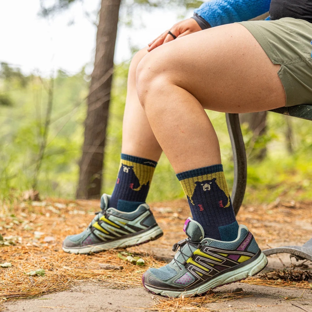 Darn Tough 1970 Bear Town Micro Crew Lightweight Cushion 女款 登山健行襪 [HappyOutdoor]