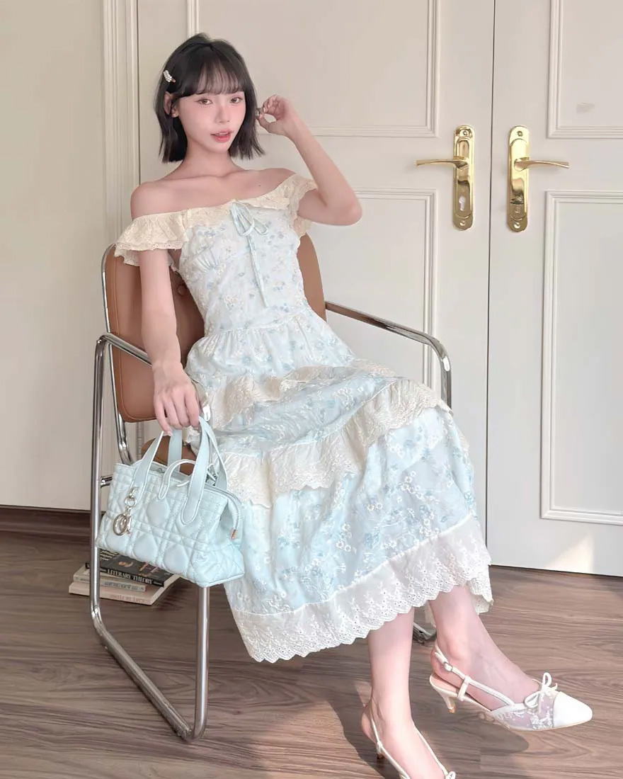 輕奢物語小香風菱格織紋鑰匙圈造型方包-Tiffany綠