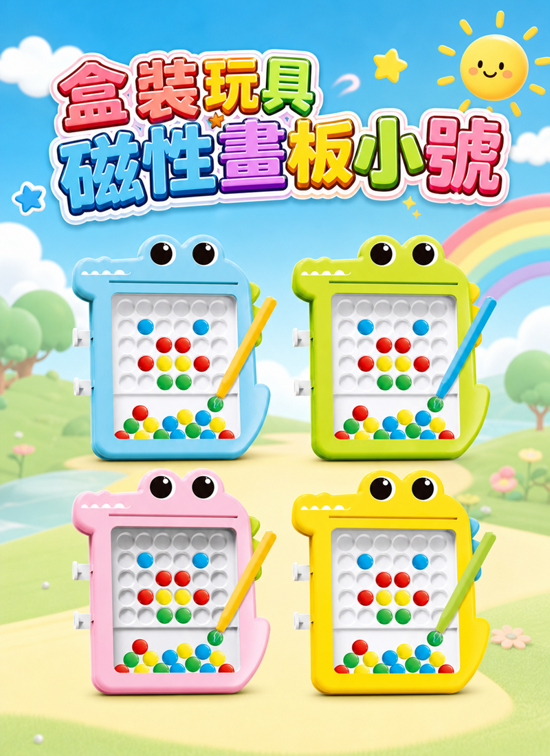 盒裝玩具 磁性畫板小號 AB1012
