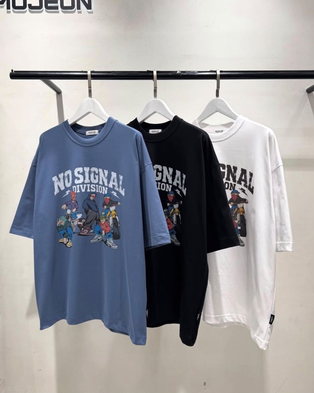 英文字圖案短袖Tee MUJEUN-015T