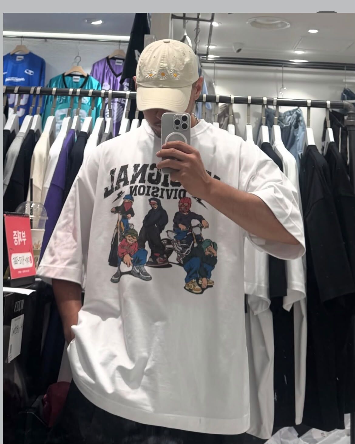 英文字圖案短袖Tee MUJEUN-015T