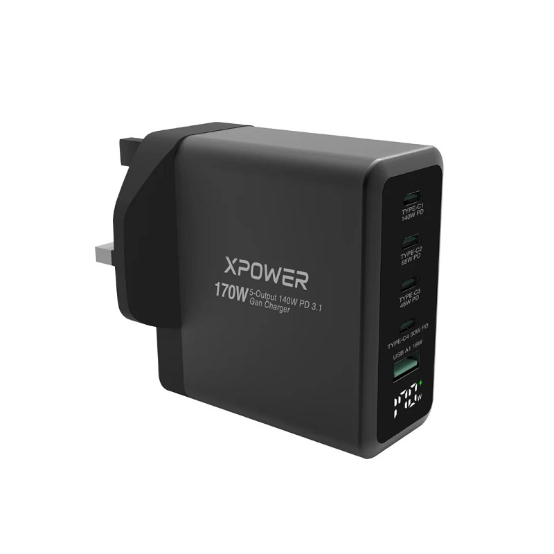 XPower 5 Port 170W GaN USB Charger 028
