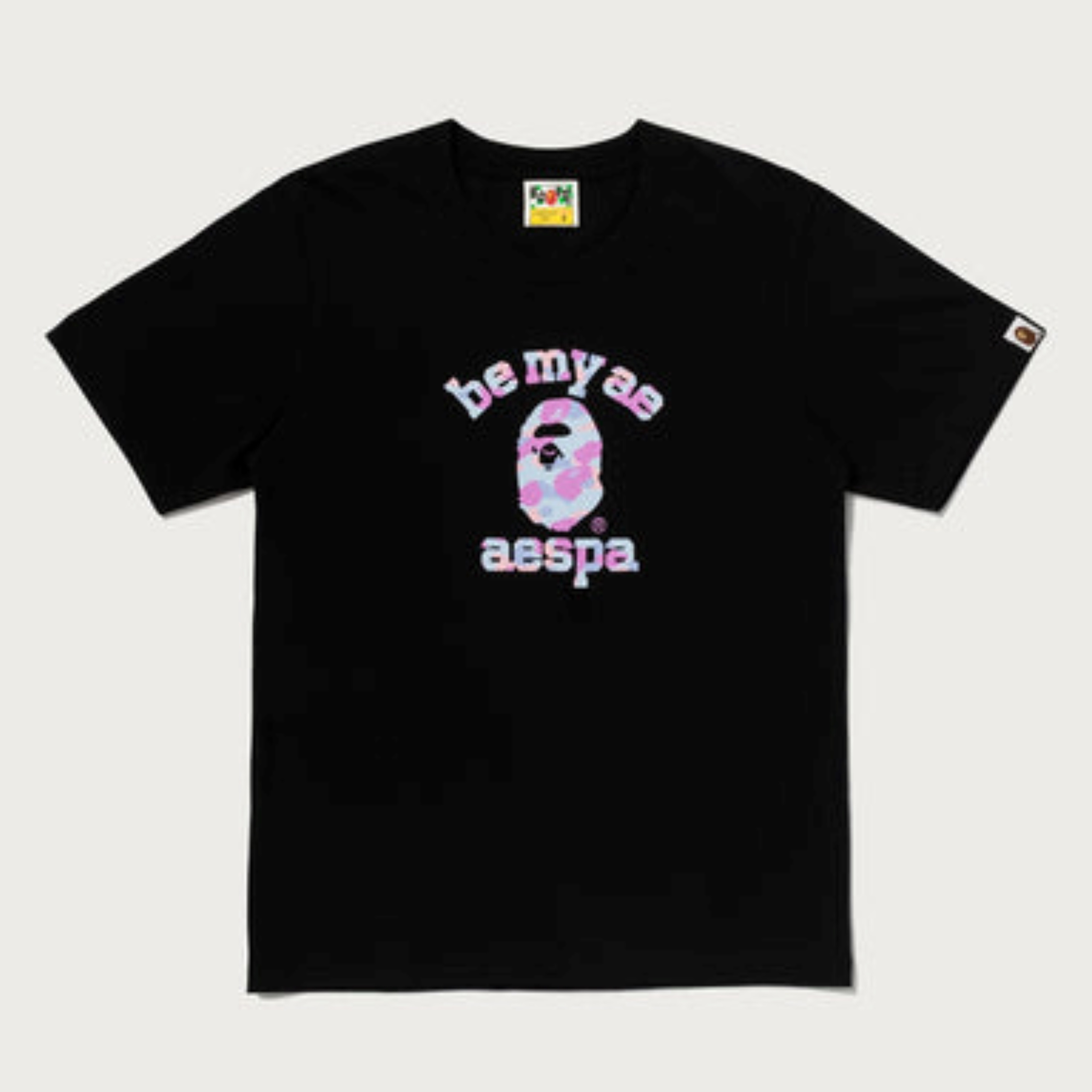 2026AW A BATHING APE BAPE X AESPA COLLEGE RELAXED FIT TEE 男版 KPOP 韓團 聯名 短T 現貨