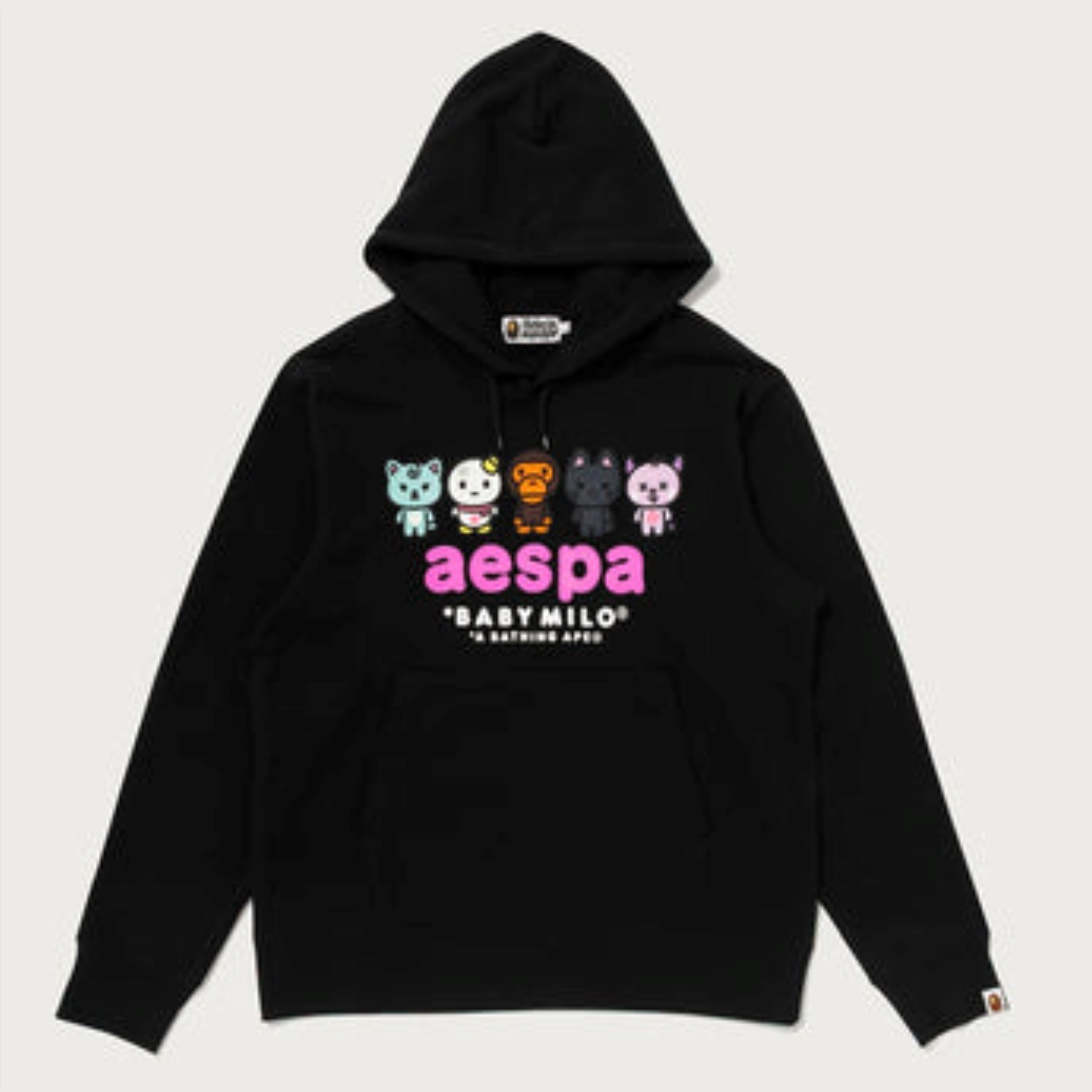 2026AW A BATHING APE BAPE X AESPA BABY MILO PULLOVER HOODIE KPOP 韓團 聯名 帽T 現貨
