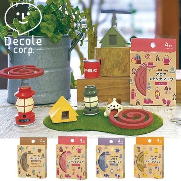 🎌日本直送 🟡日本 Decole 除蚊蟲 迷你 蚊香 | 線香（一套兩盒同款） -2600613-260814