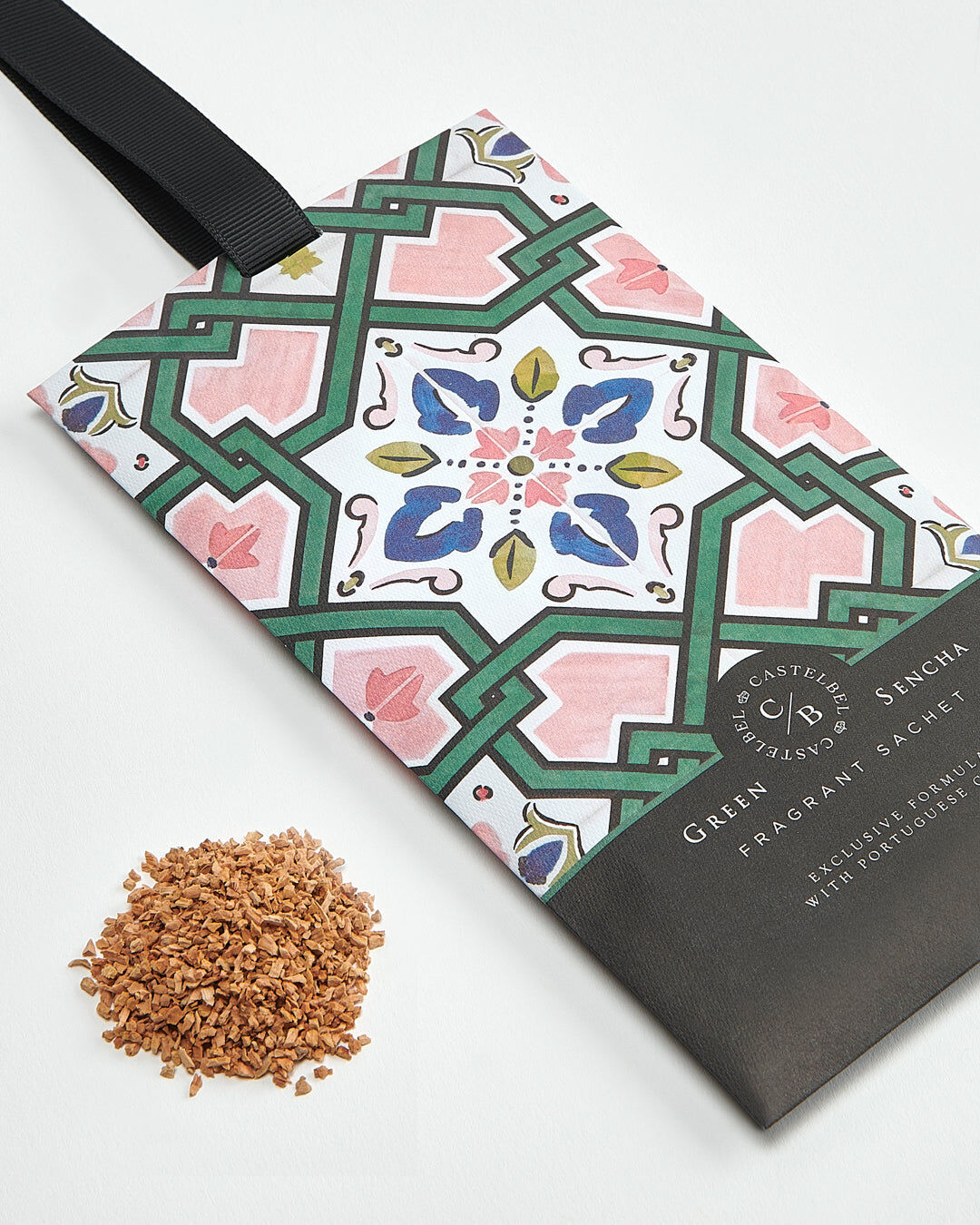 CASTELBEL - Tiles Green Sencha Scented Sachet with Portugese cork