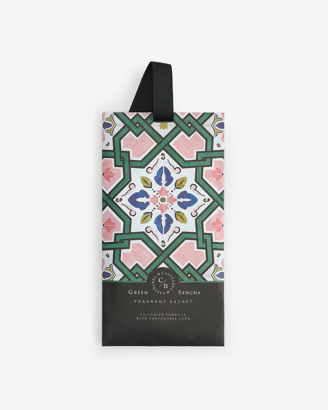 CASTELBEL - Tiles Green Sencha Scented Sachet with Portugese cork