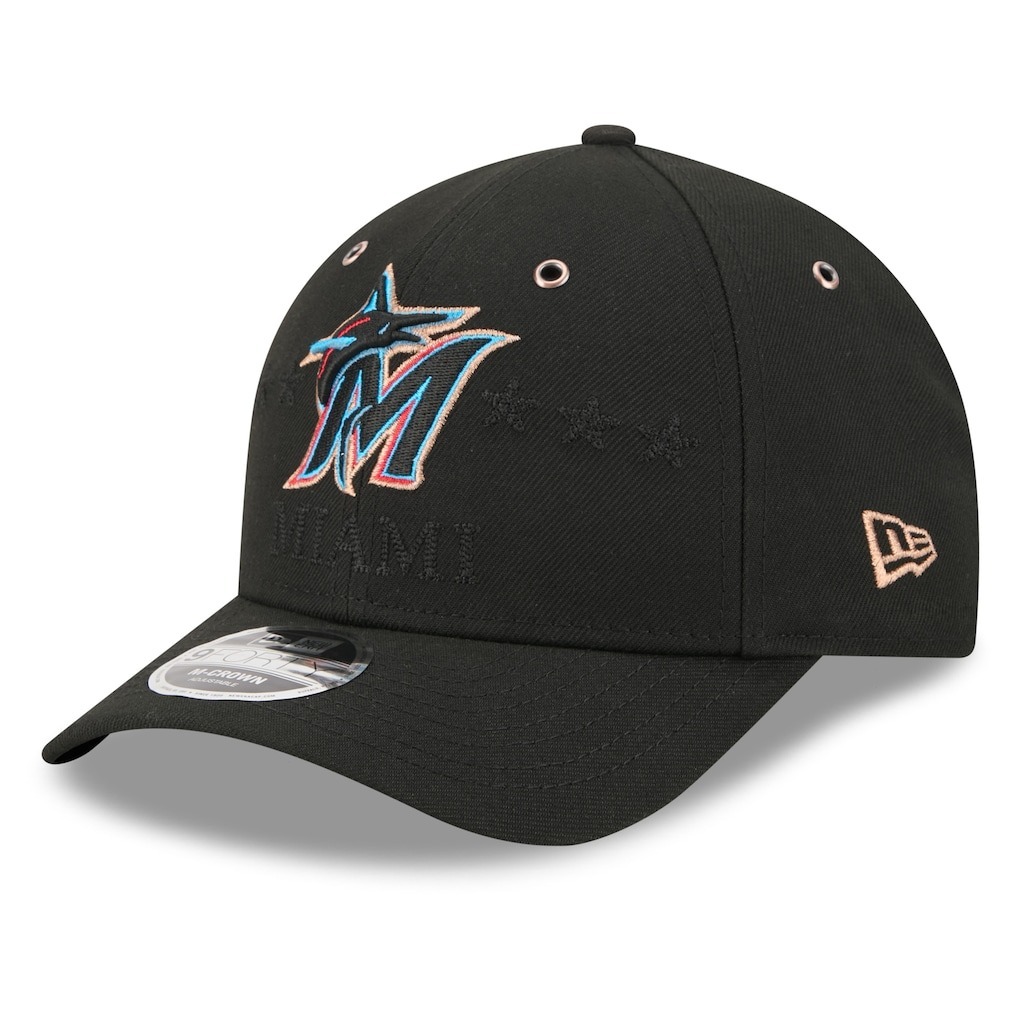 MLB帽子 Miami Marlins 邁阿密馬林魚 明星賽 黑 ASG All-Star Game 老帽 New Era 9FORTY 可調式 全新