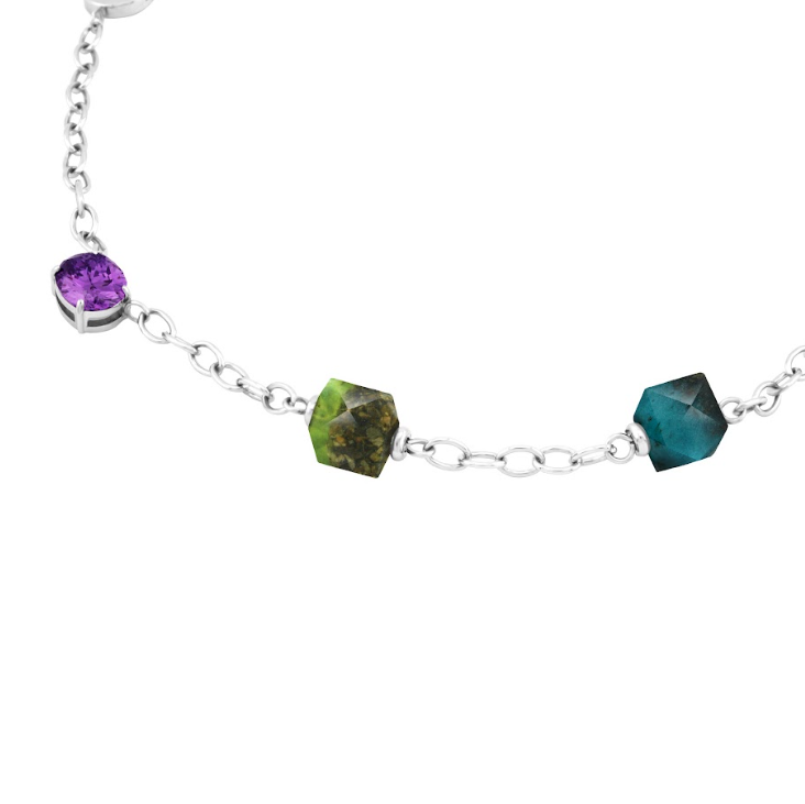 VB05 ARTĒ  Madrid Beads of Gratitude 項鍊 - 紫水晶紫色 (3WAYS01CGA01S45)