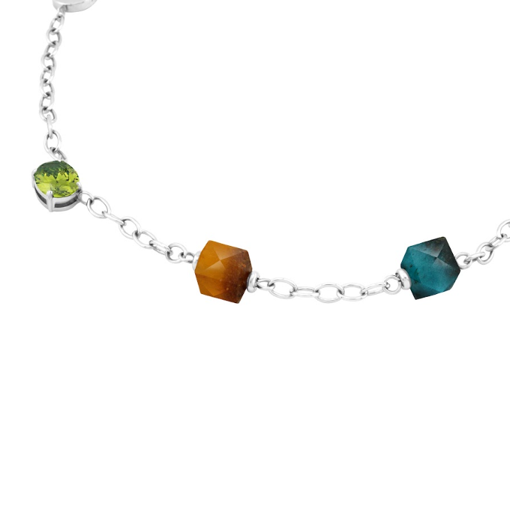 VB07 ARTĒ Madrid Beads of Gratitude 項鍊  -  橄欖石綠色  (3WAYS01CGG05S45)
