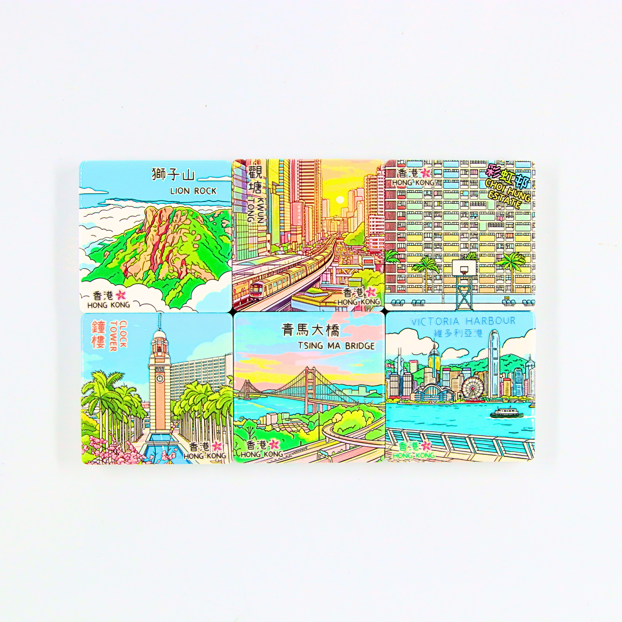 Ceramic Magnet - Kowloon Area