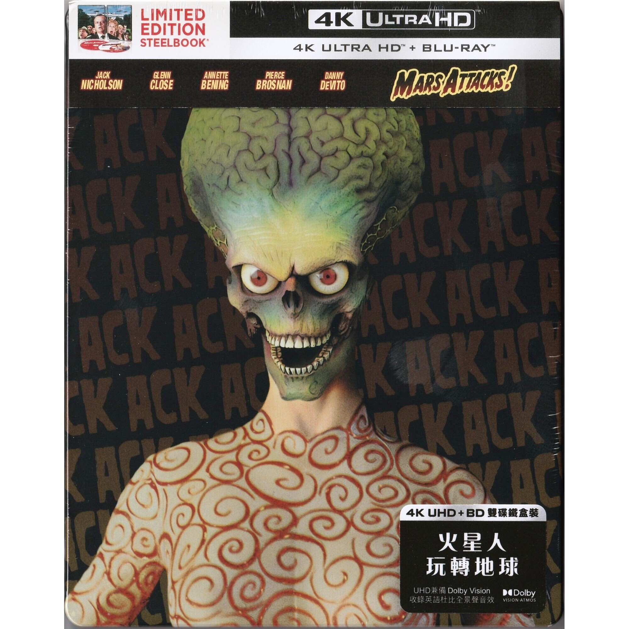 火星人玩轉地球 (1996) (鐵盒裝) (4K Ultra HD + Blu-ray)
