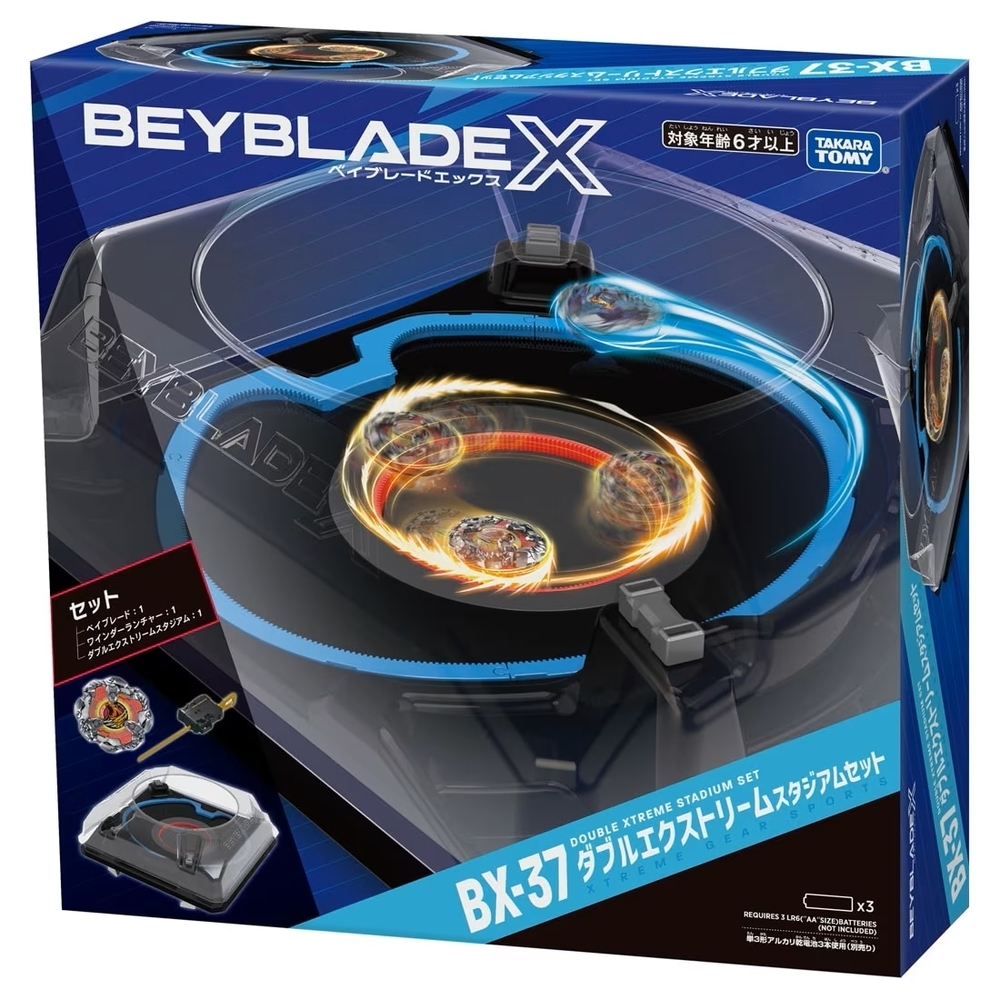 【日本限時連線代購】BEYBLADE X 戰鬥陀螺X BX-37 雙重極限衝擊戰鬥盤豪華組*