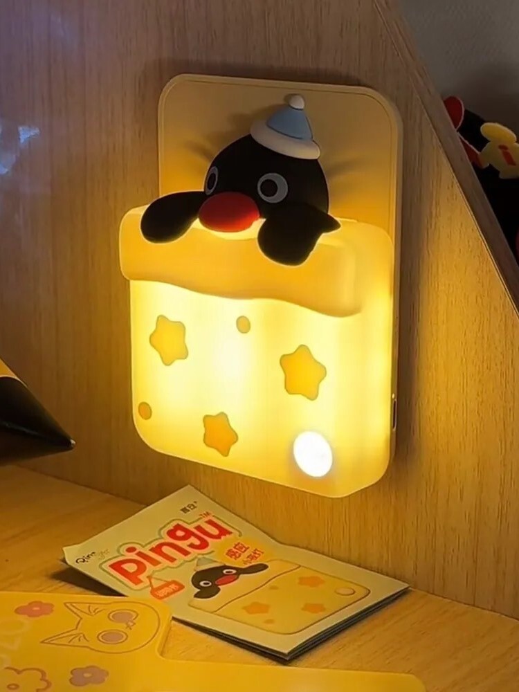 PINGU 企鵝家族 磁吸感應 小夜燈