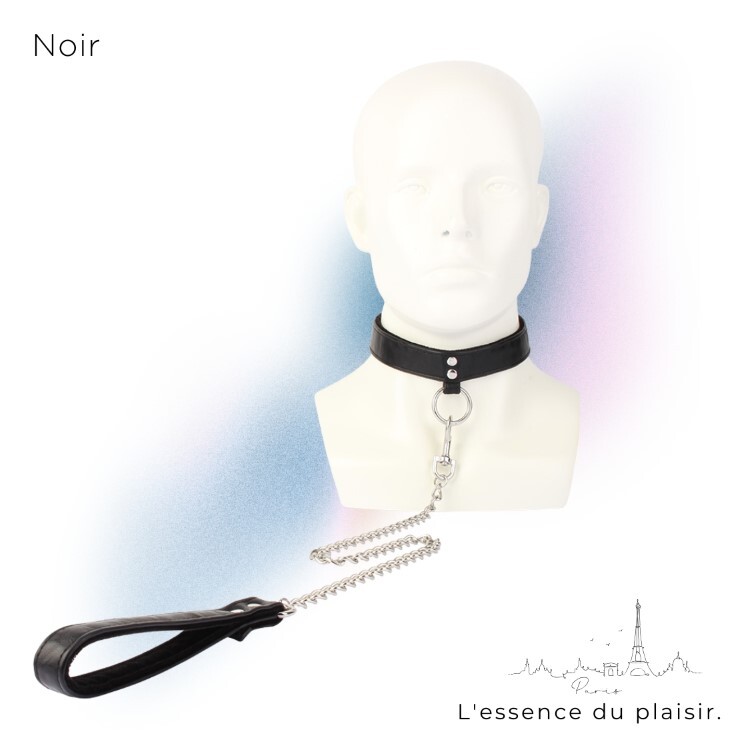 Noir 巴黎午夜 頸圈及牽引練 sm狗鍊 sm項圈