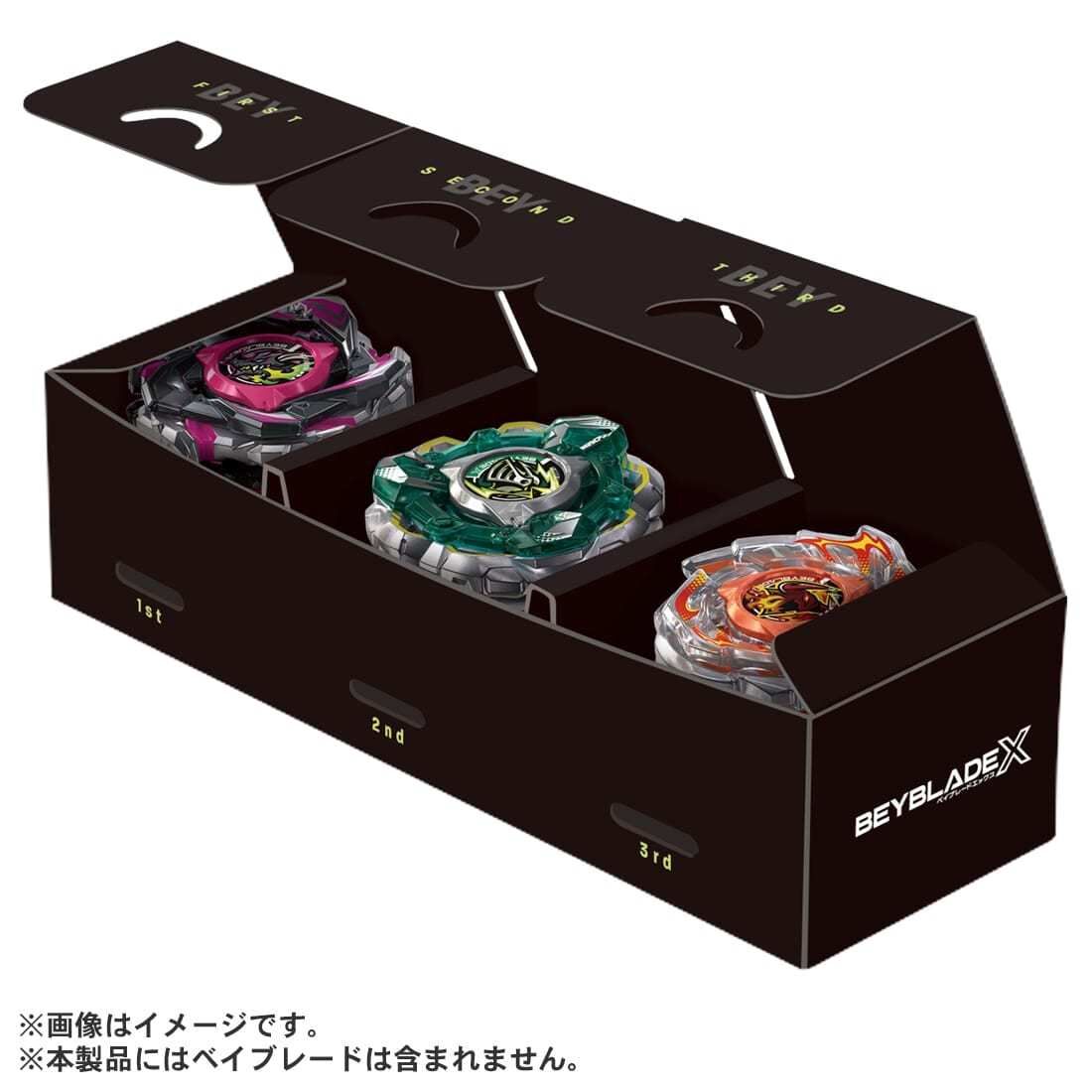 爆旋陀螺X - BX-57 3on3 Deck Case Black Ver
