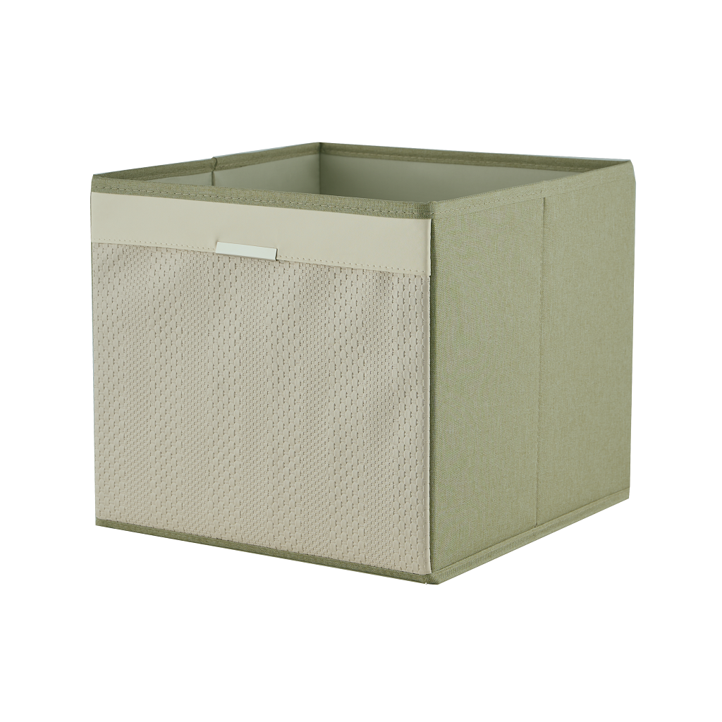 VB22 Pricerite 261659 SOHO NOVO  MINT單面仿皮飾面收納箱20L 280W x 280D x 250Hmm  - 綠色配白色