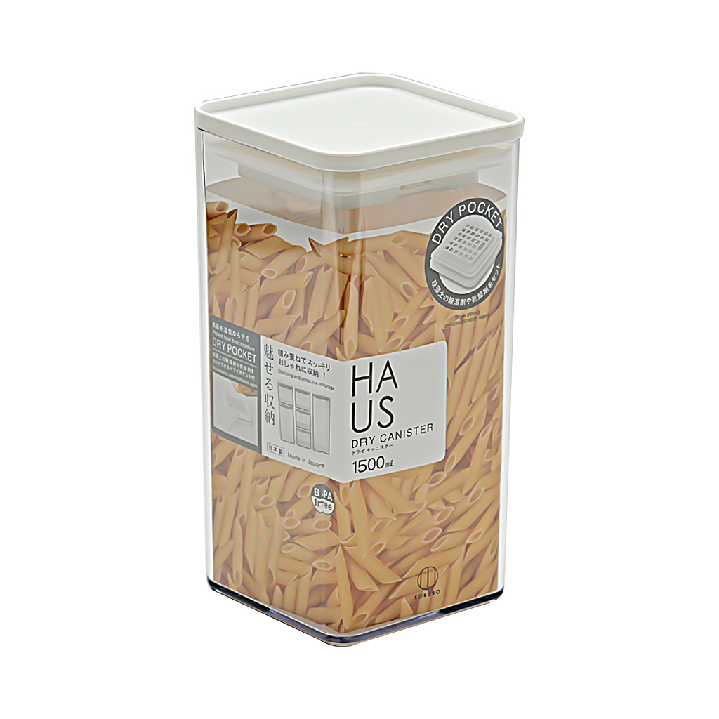 VB33 Pricerite 255589 HAUS 日本製塑膠密封罐1500ml  KK-395