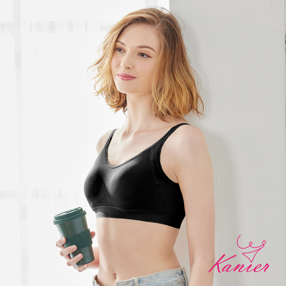 【Kanier卡妮兒】 光紗微露 冰礦涼感無鋼圈內衣【 2872 黑 -S / M / L / XL / 2XL 】