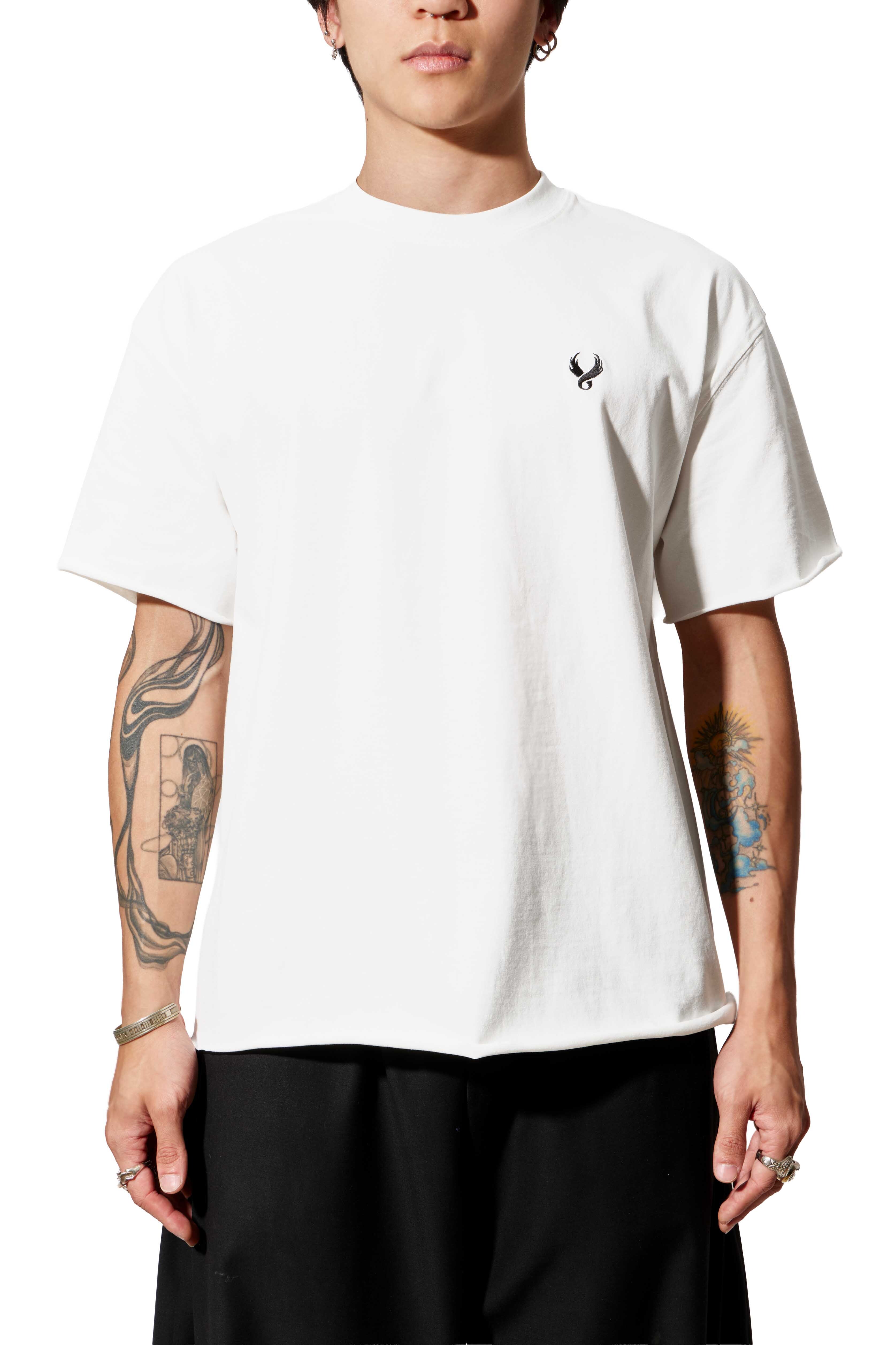 REMIX "Side Wing" Tee (White/Black)