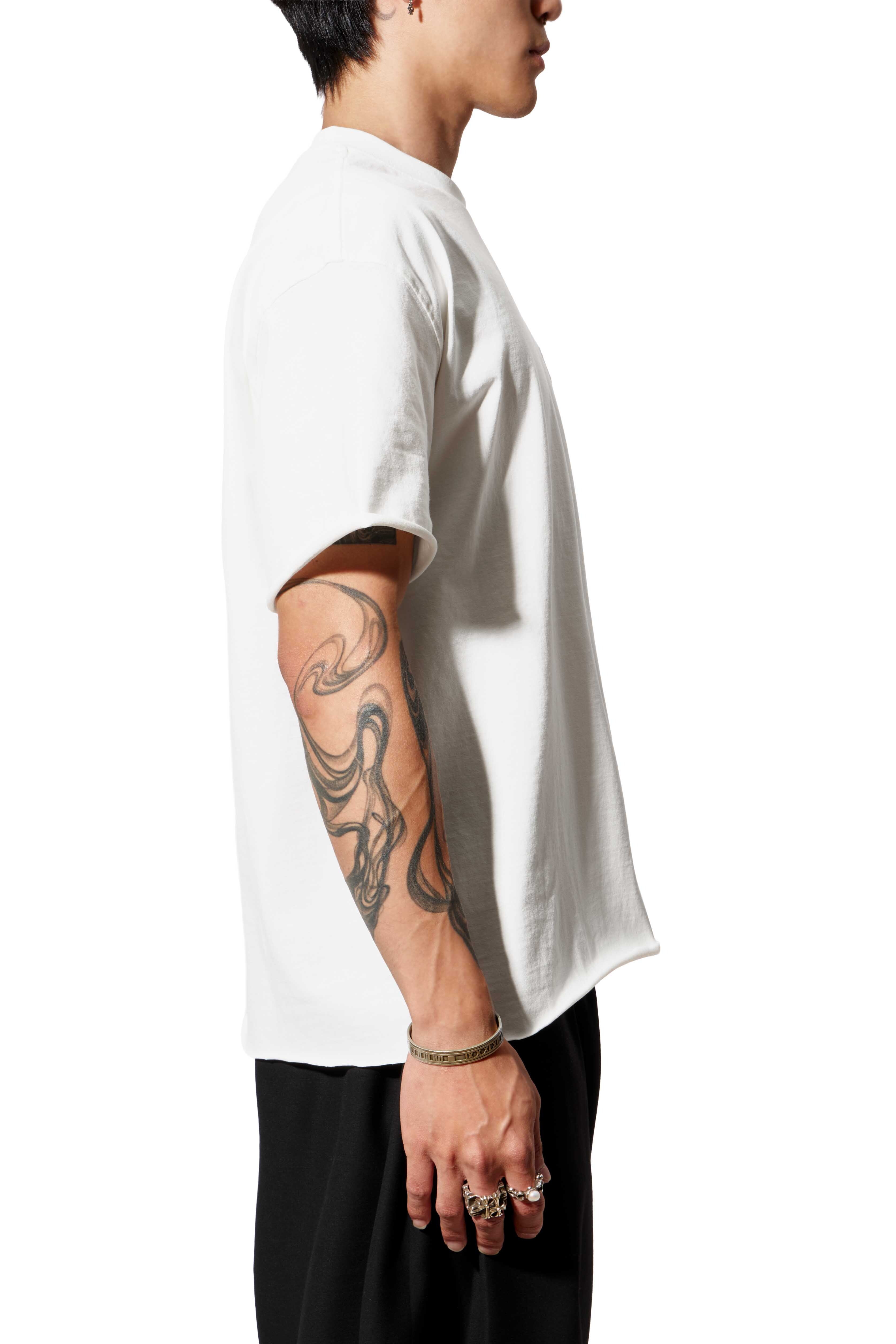 REMIX "Side Wing" Tee (White/Black)