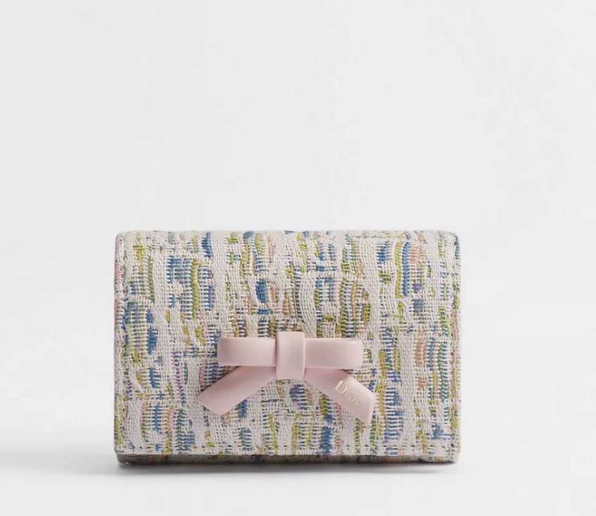 Dior Promenade Glycine Oblique Pastel wallet銀包
