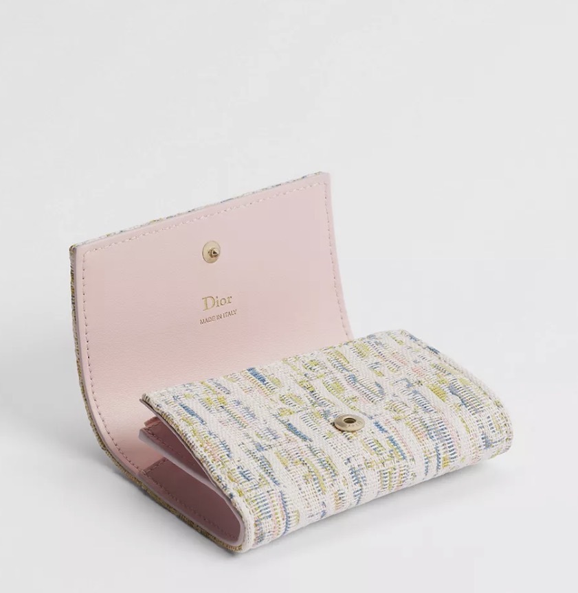 Dior Promenade Glycine Oblique Pastel wallet銀包