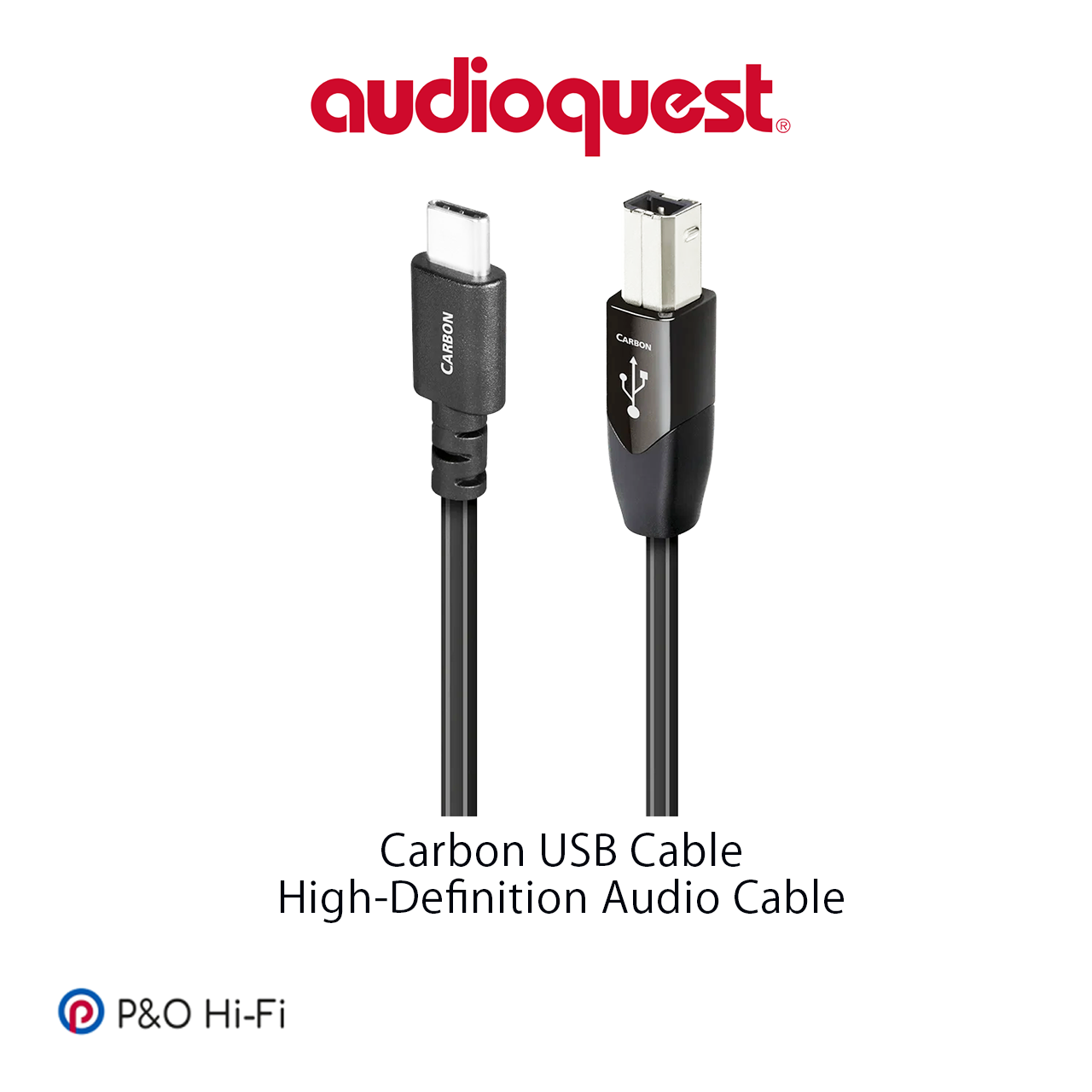 AudioQuest Carbon (碳纖) USB 線 (A > B / C > A / C > B / C > C)