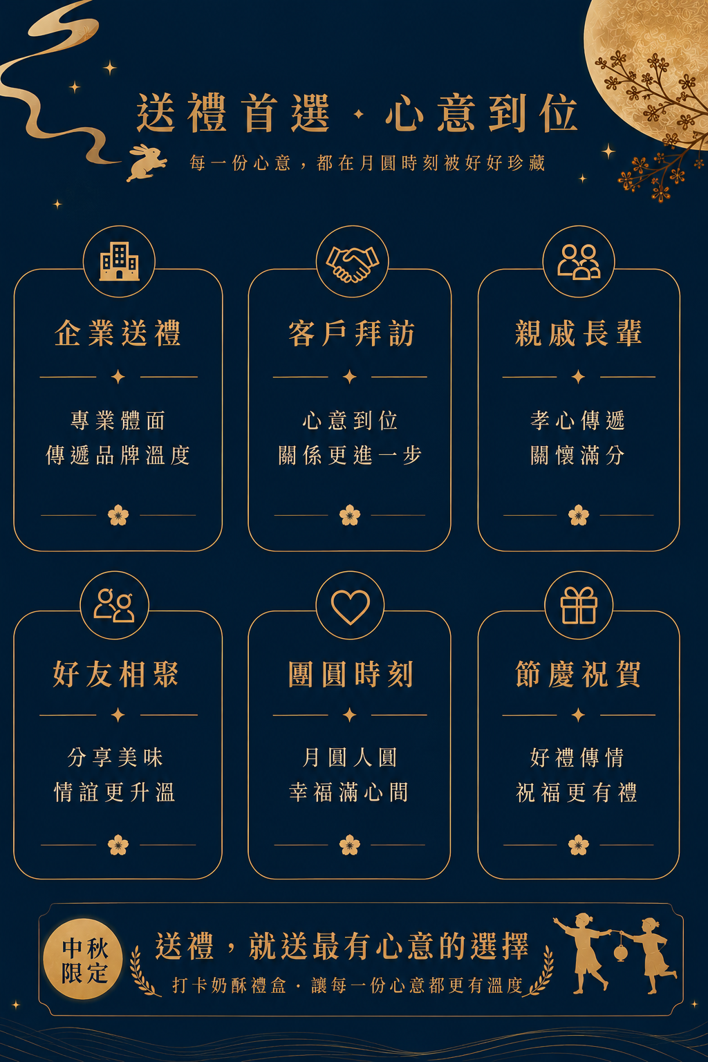 DAKA 月之章送禮首選：企業送禮、客戶拜訪、親戚長輩、好友相聚、團圓時刻、節慶祝賀