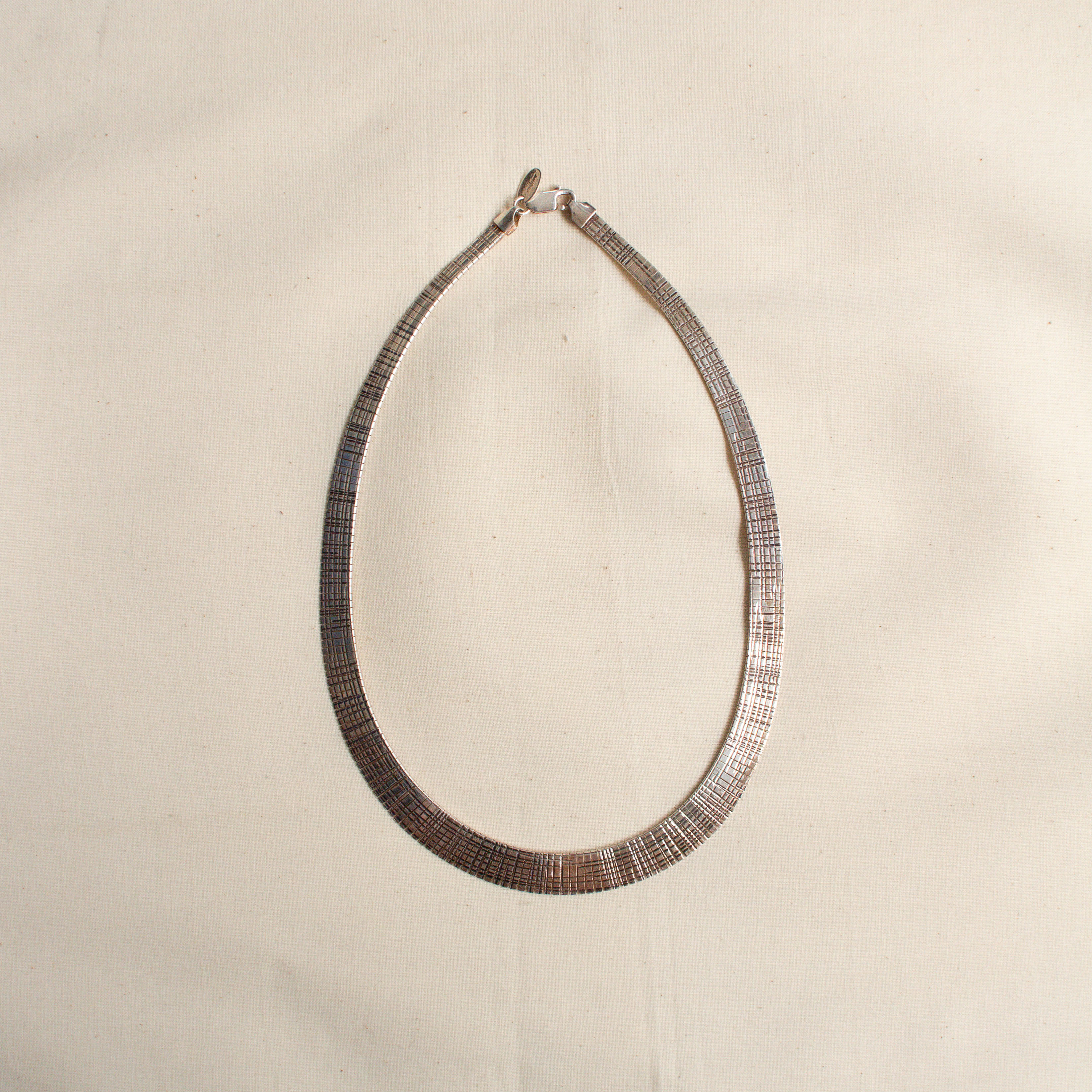 VINTAGE SILVER TONE NECKLACE 鍍銀項鍊 A