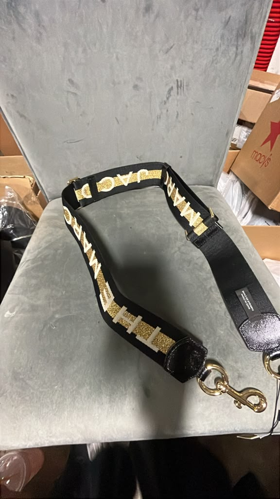 DI061 Marc Jacobs 黑金色肩帶