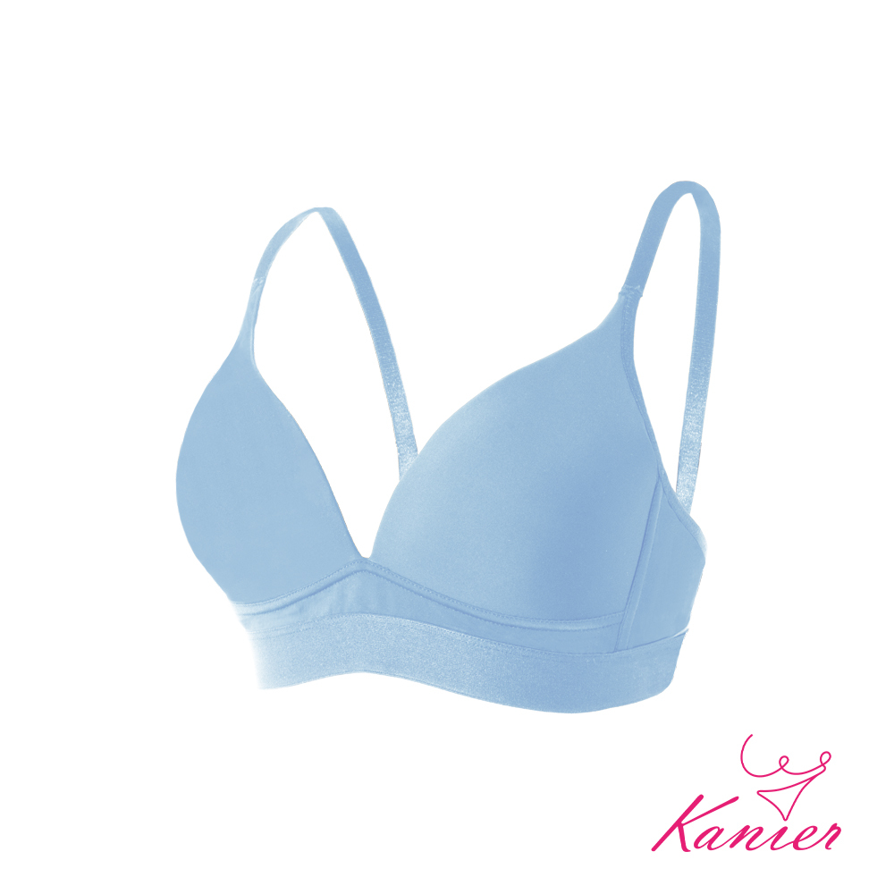 【Kanier卡妮兒】微醺果露 冰礦涼感立體塑形無鋼圈內衣【 2871 水藍 -S / M / L / XL / 2XL 】
