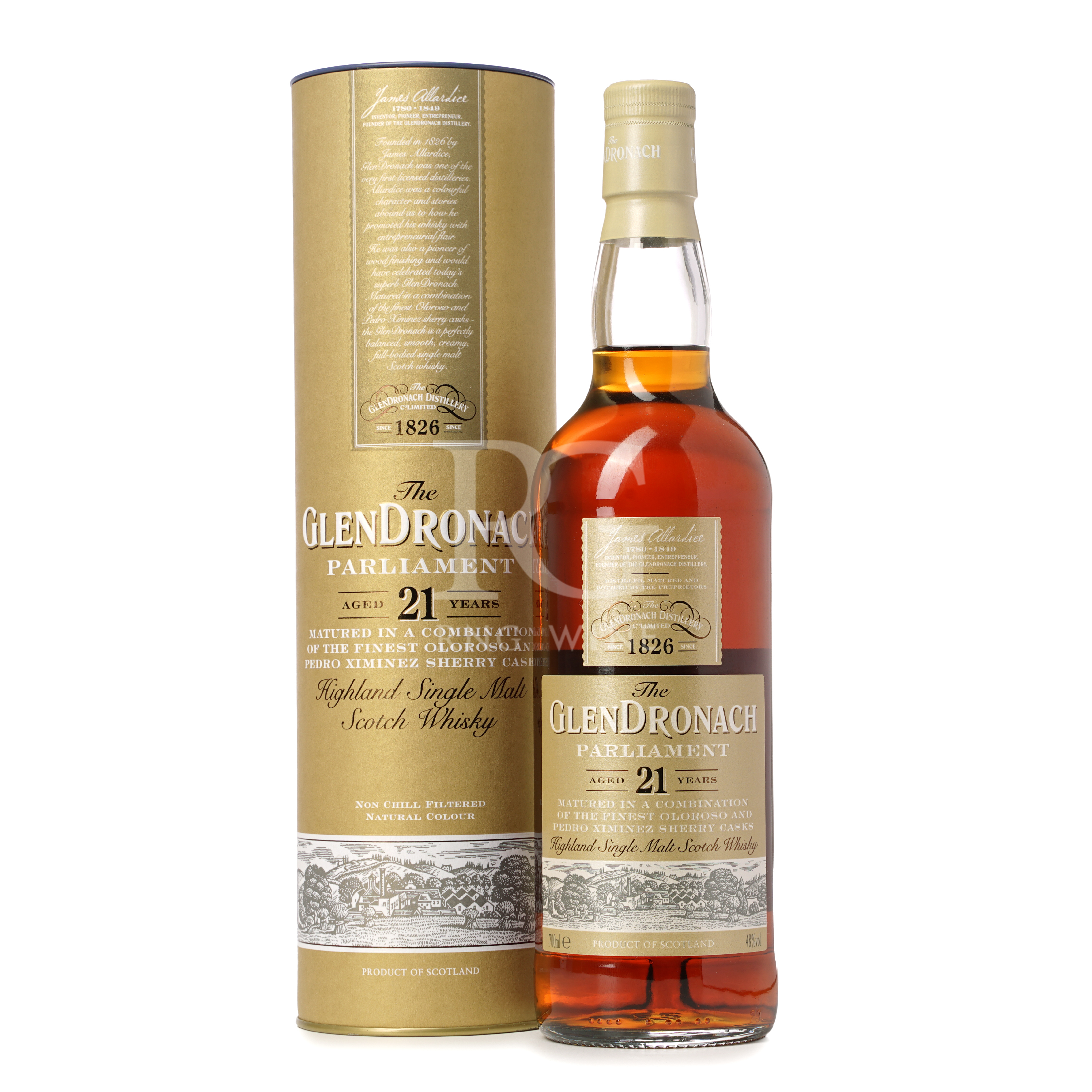 GlenDronach Parliament 21 Years (Billy Walker) Highland Single Malt Whisky
