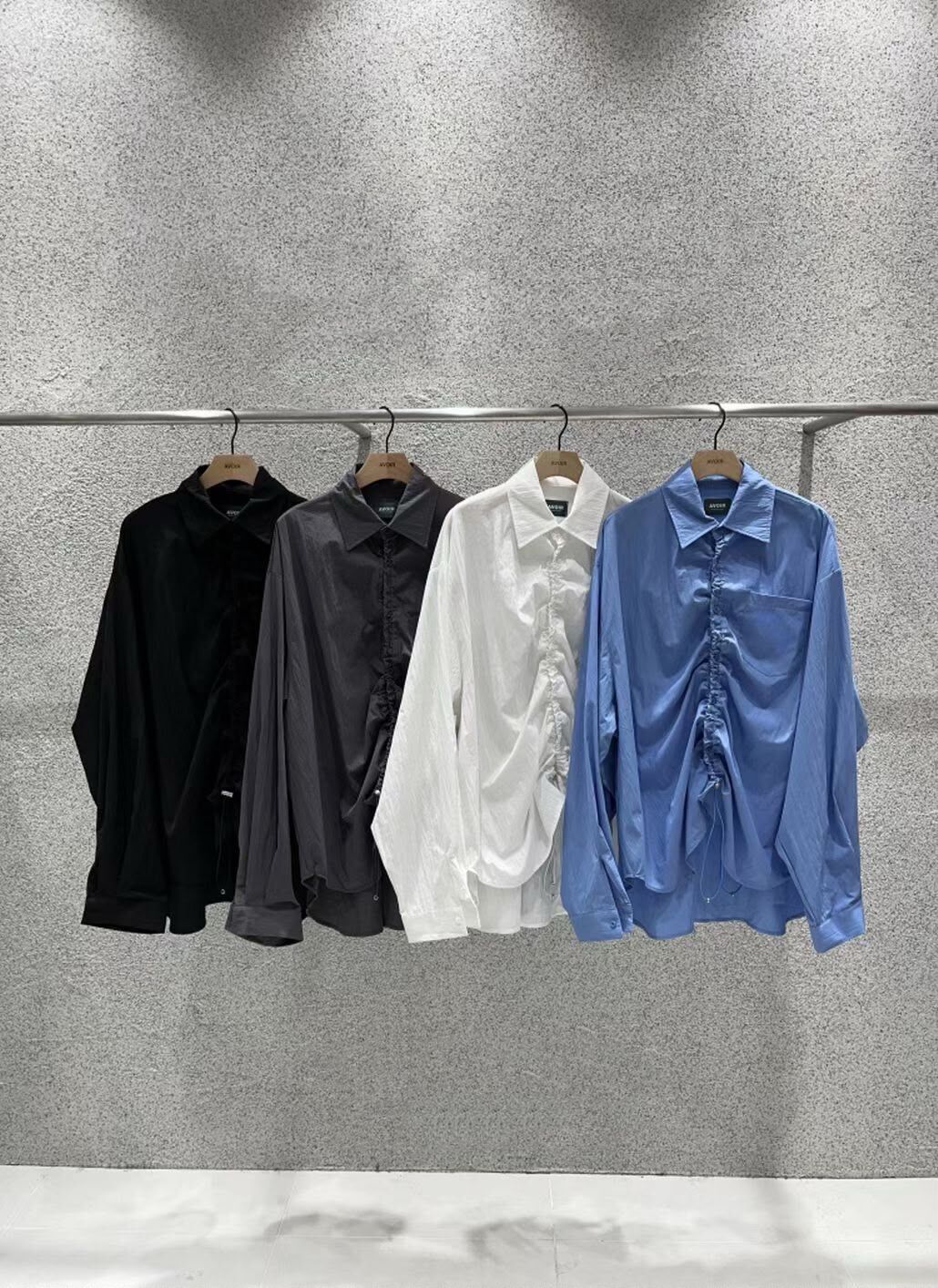 淨色長袖恤衫 AVOIR-028S