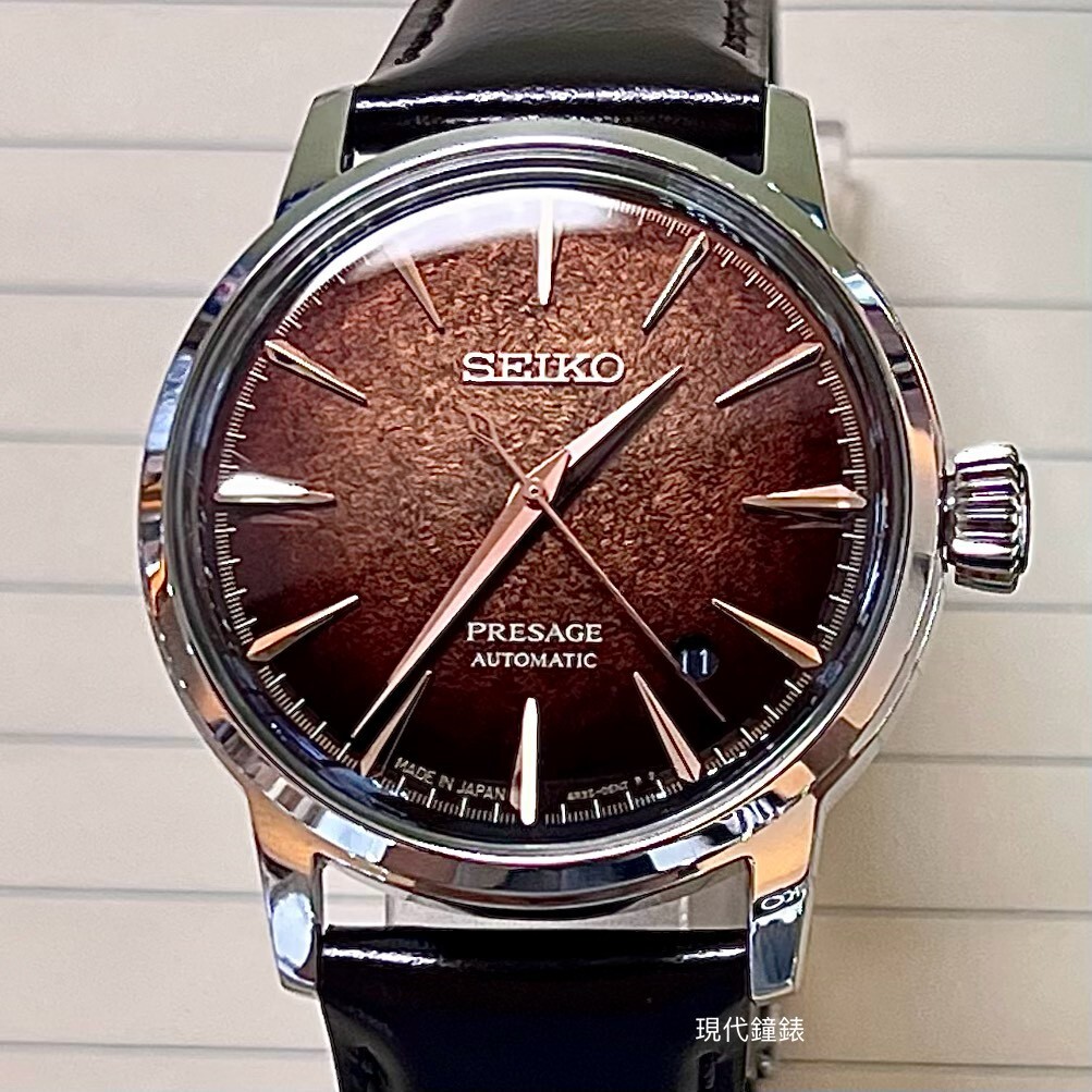【SEIKO 精工】Presage Cocktail Time 調酒師系列 4R35-04A0J 38.5mm 現代鐘錶