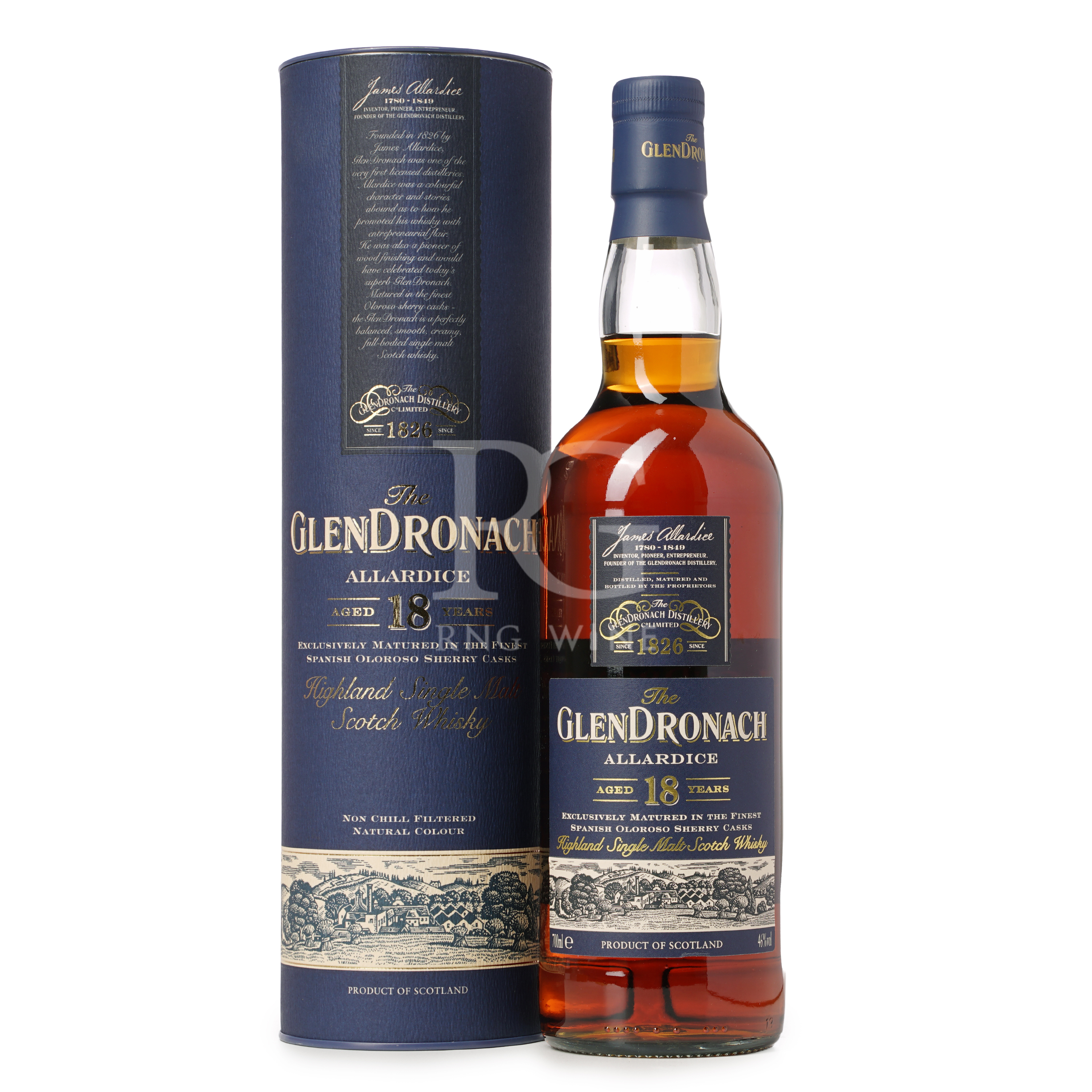GlenDronach Allardice 18 Years Old Highland Single Malt Billy Walker Bottled 2017