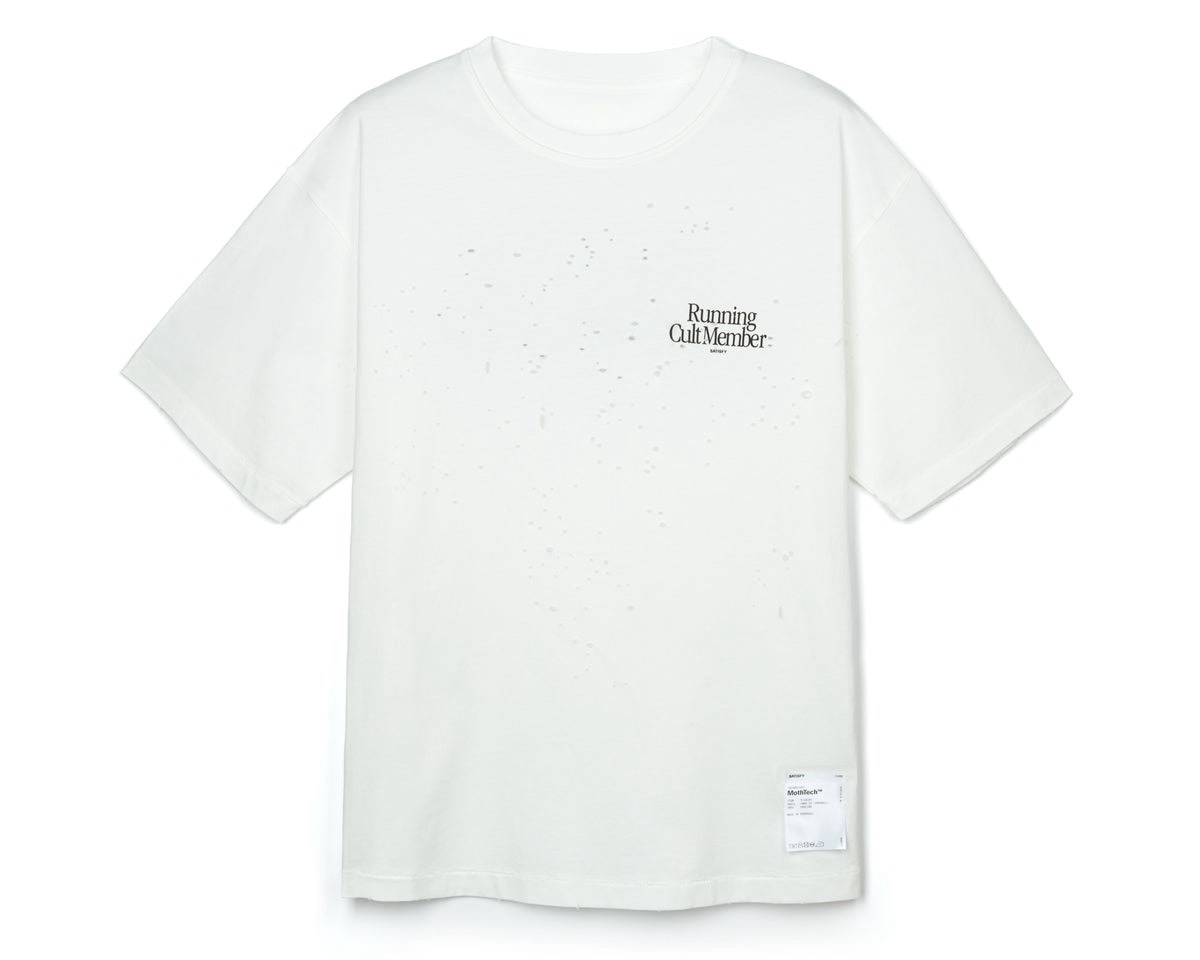 SATISFY｜MothTech™ T‑Shirt "Off-White"
