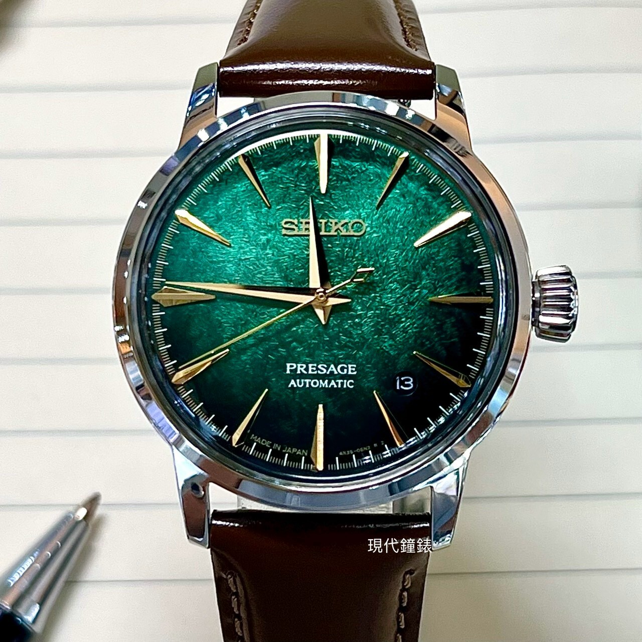 【SEIKO 精工】Presage Cocktail Time 調酒師系列 4R35-04A0L 38.5mm 現代鐘錶