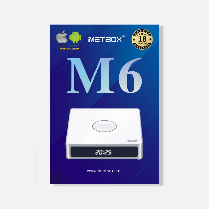 愛米盒子 M6 Plus（升級版）IMETBOX Android TV BOX 網絡機頂盒｜支援 iOS／Android APP