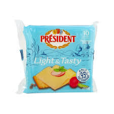 [Chilled] President Light&Tasty slice cheese 200g