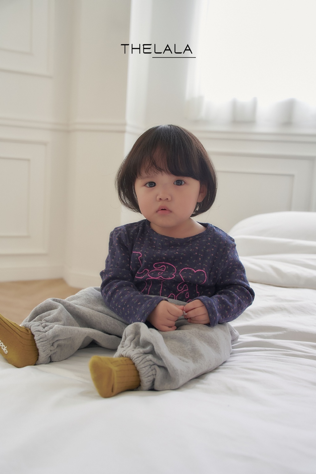 正韓秋Lalla 舒適背後小口袋縮口褲
