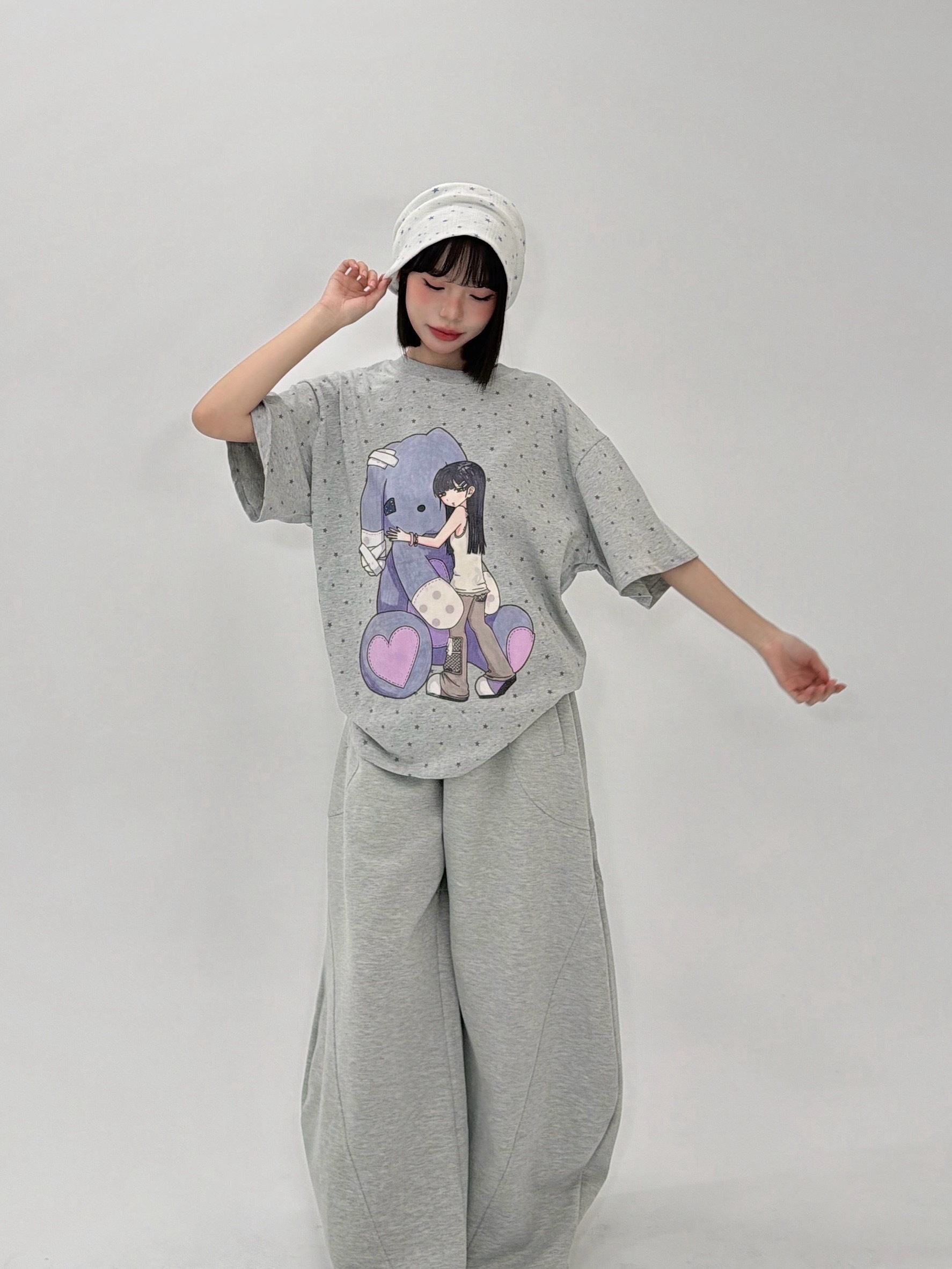 mmb清冷少女療癒玩偶大Tee