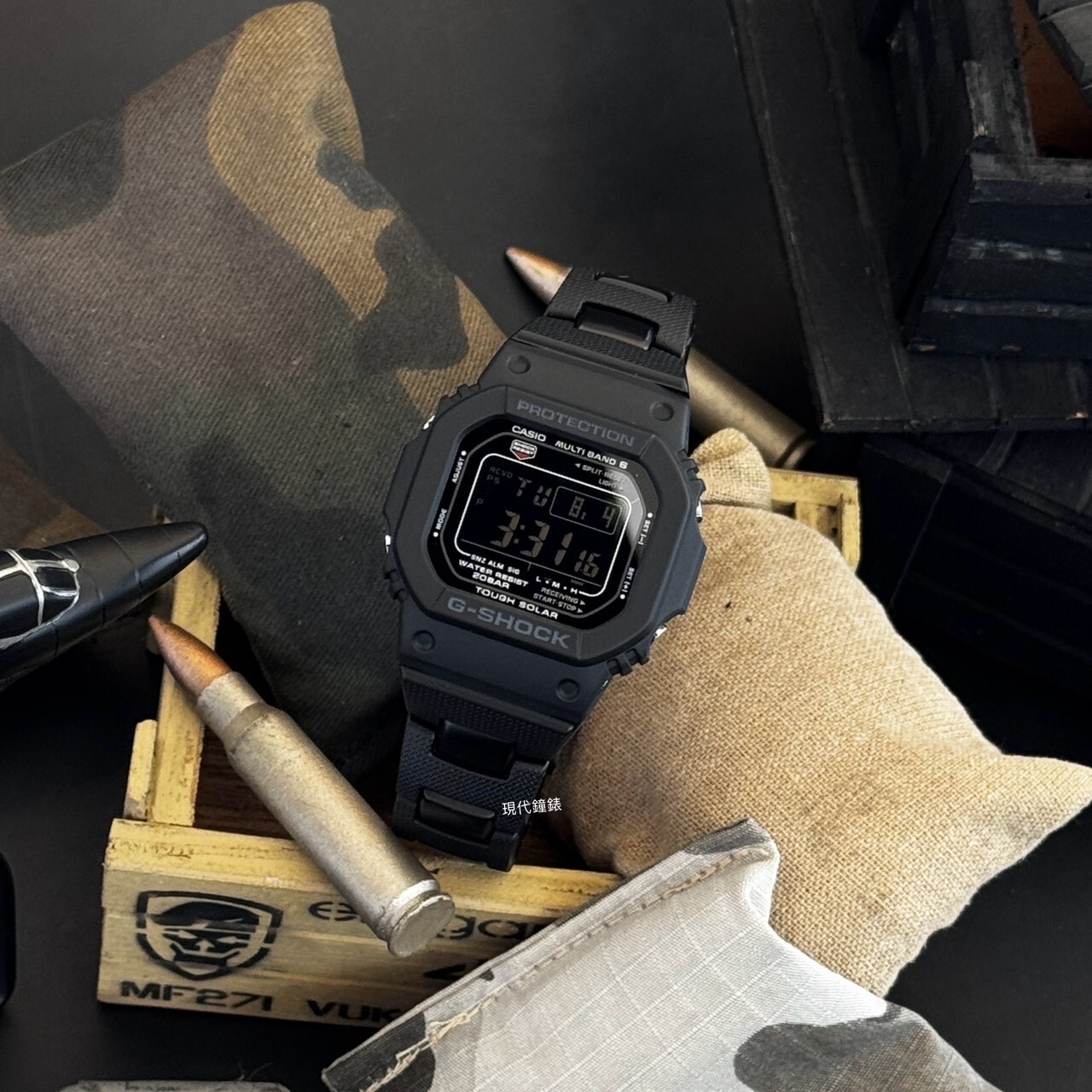 【G-SHOCK】 原創款 5600 系列 GW-M5610UBC-1 43.2mm 現代鐘錶