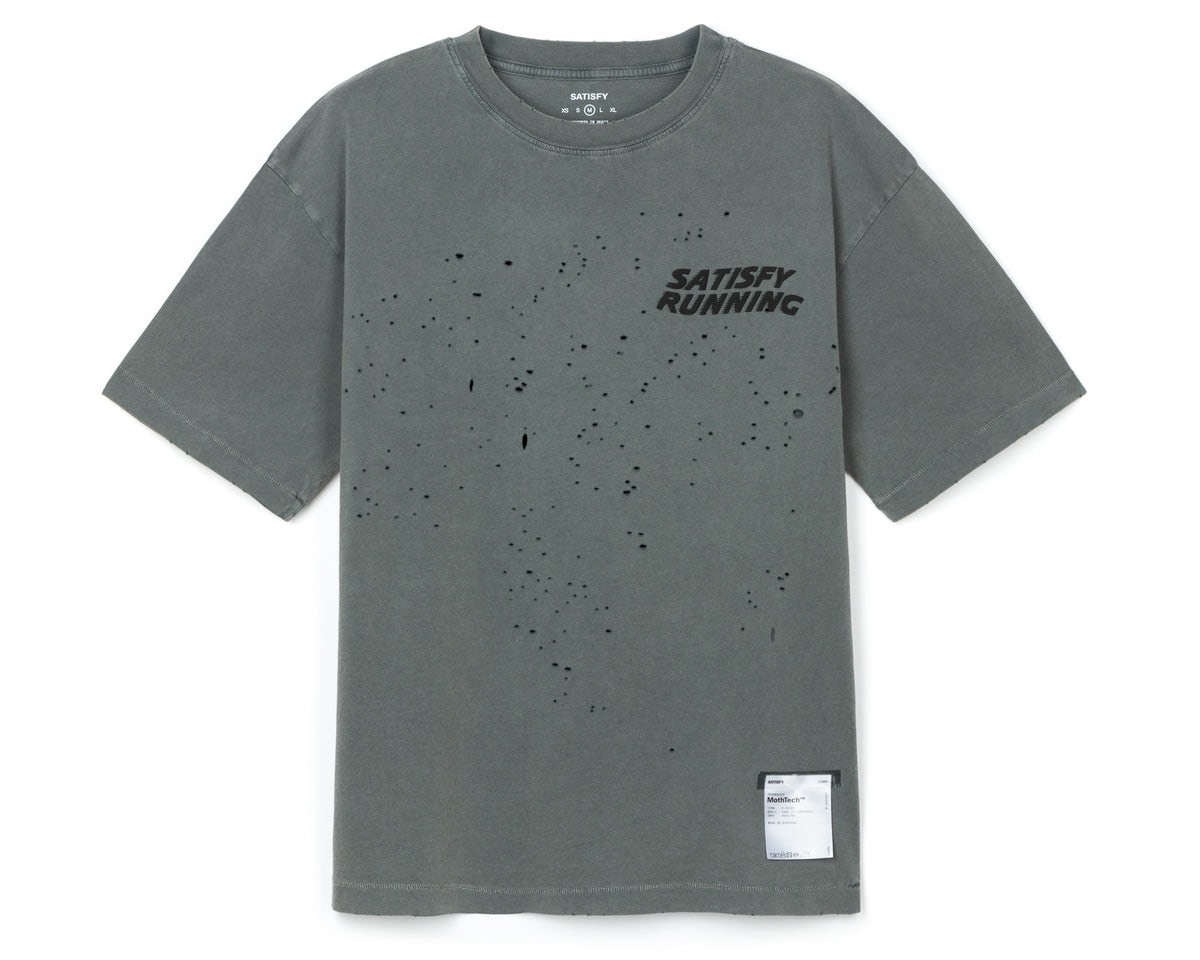 SATISFY｜MothTech™ T‑Shirt "FADED BLACK"