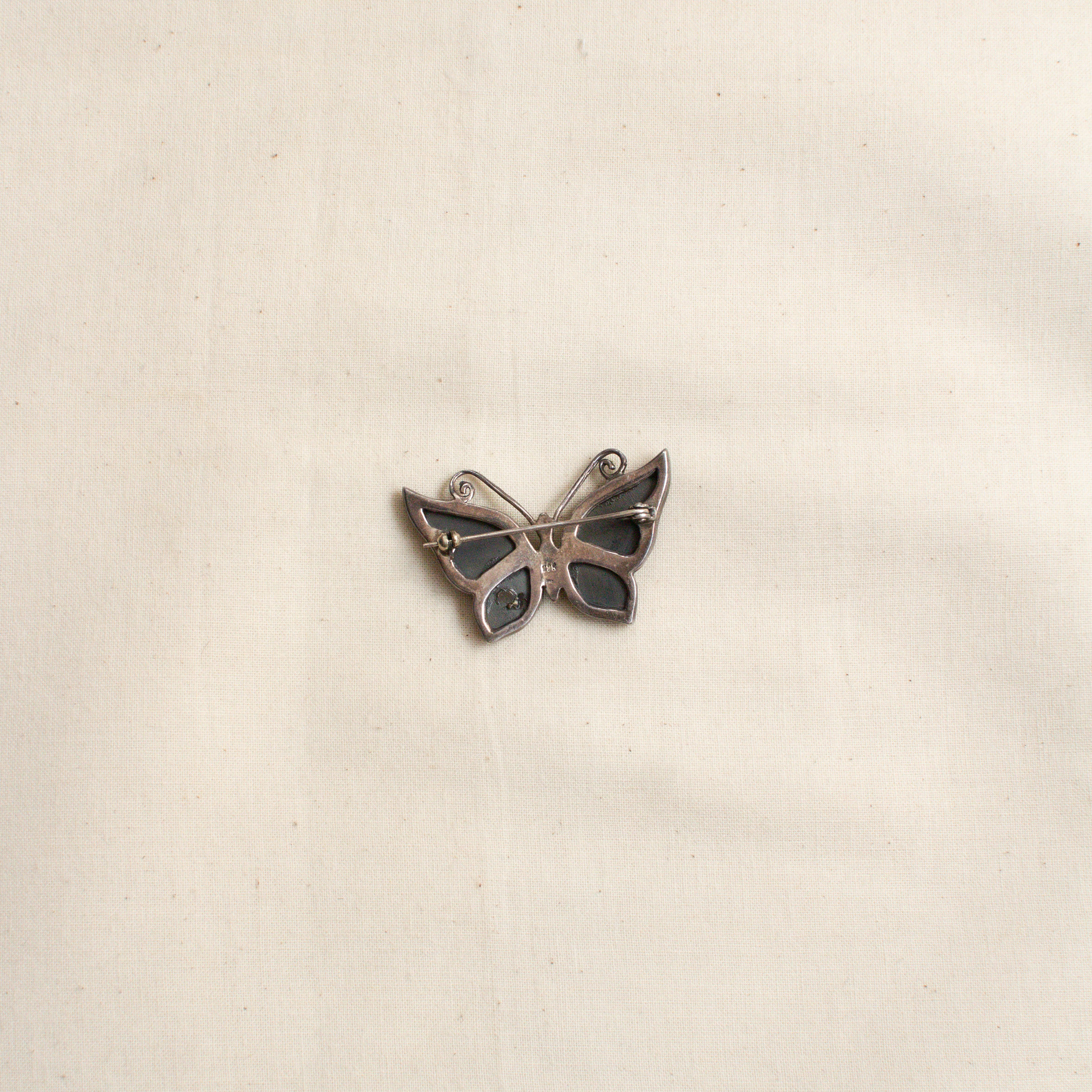 MEXICO SILVER BROOCH 墨西哥 手工 純銀 胸針 G
